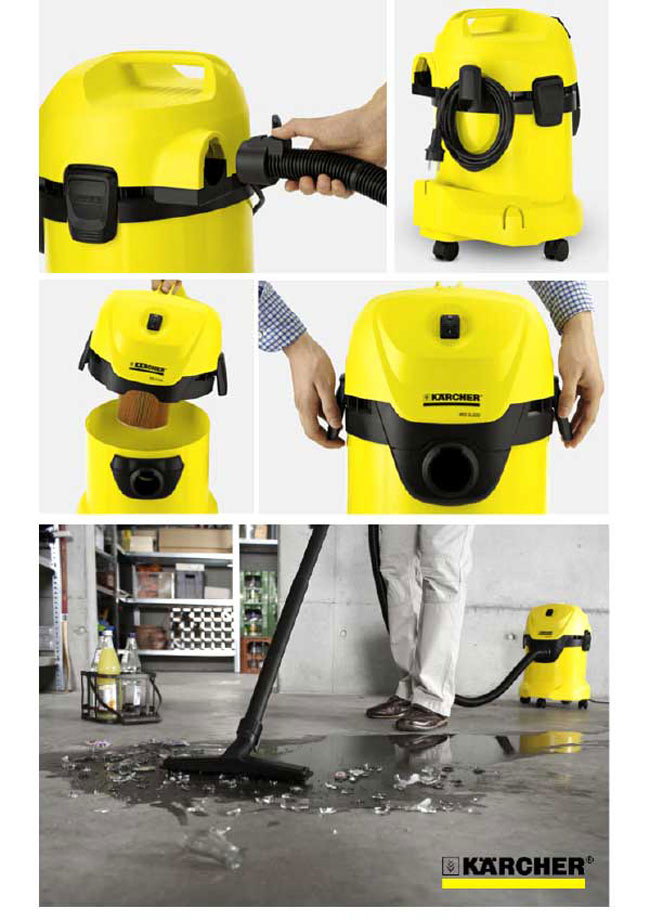 德國凱馳 Karcher WD 3.300 乾溼兩用吸塵器 送替換紙袋