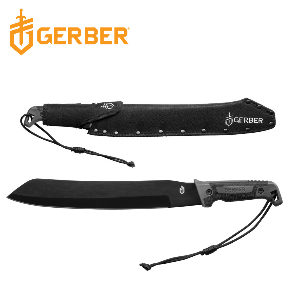 Gerber Golok 雙面橫紋鱷魚柄砍刀31-002850