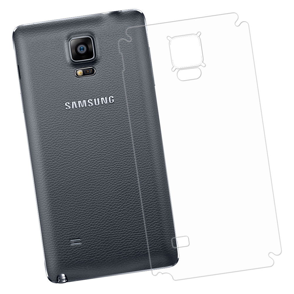 Samsung GALAXY Note 4 抗污防指紋超顯影機身背膜(2入)_贈邊條