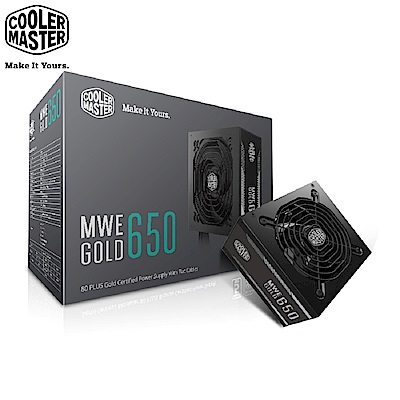 Cooler Master MWE 80Plus金牌 650W 電源供應器