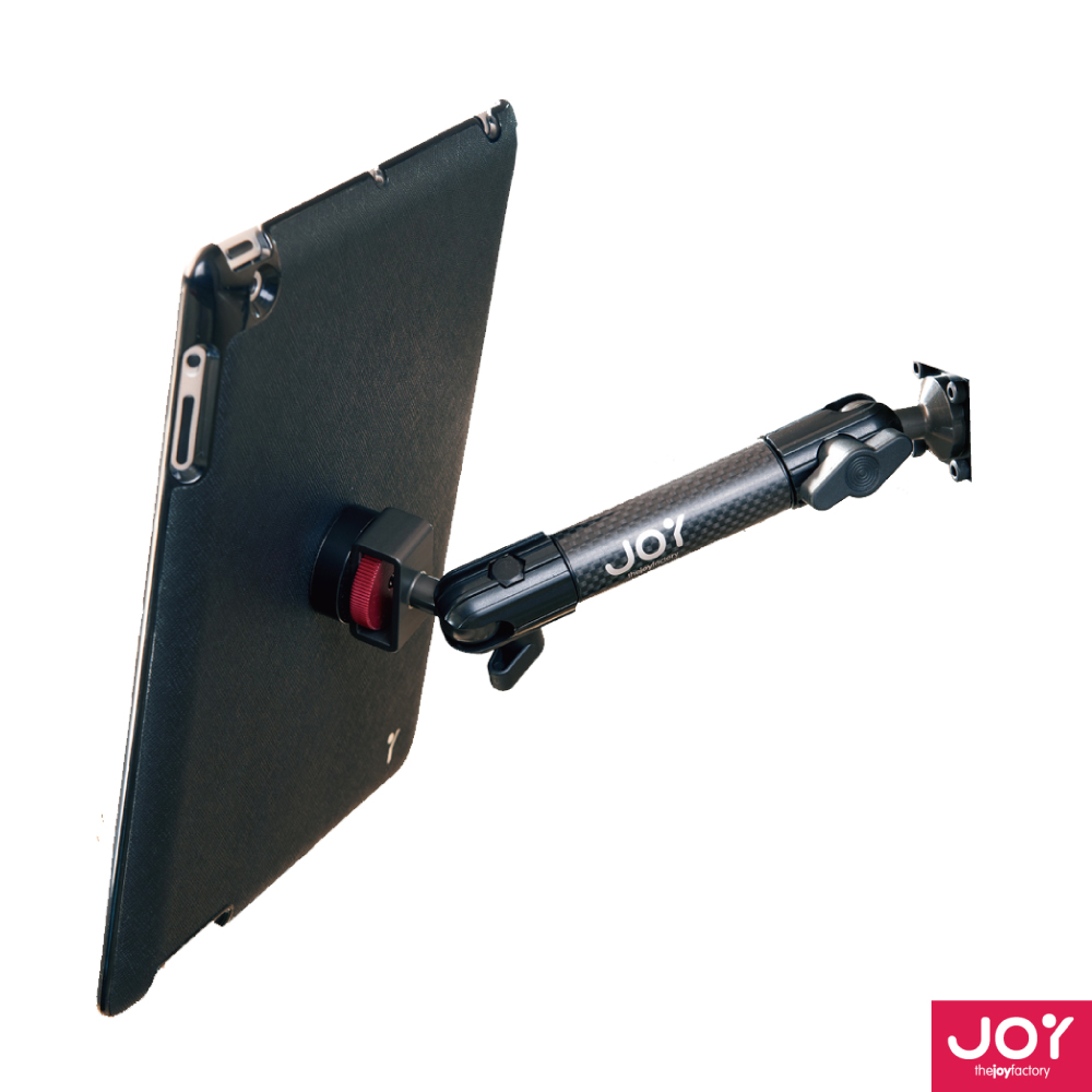 JOY iPad2/3/4 磁吸式車用頭枕固定式碳纖維乘客御用架 MMA107