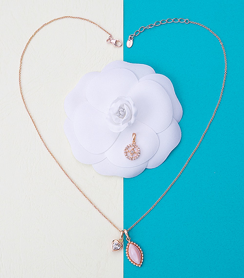 Angemiel安婕米 925純銀項鍊(金)