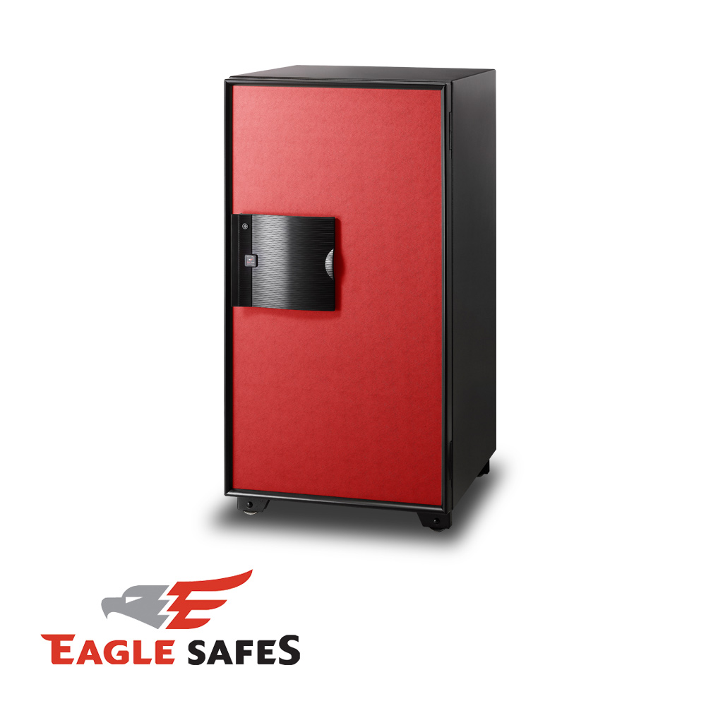 凱騰 Eagle Safes 韓國防火金庫 保險箱 (EGE-120-BR)(紅)