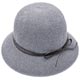 AnnaSofia 雙線細綁咖結 軟式線織盆帽漁夫帽(煙灰系) product thumbnail 1