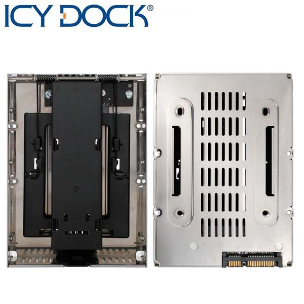 ICY DOCK開放式2.5轉3.5吋SATA/SSD/HDD轉接盒－MB382SP-3B