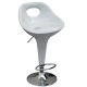 E-Style 高級精緻時尚氣壓棒伸縮高腳吧台椅-白色 product thumbnail 1