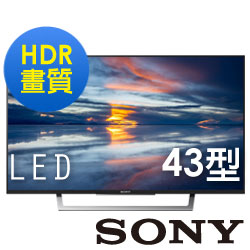 SONY 43吋 液晶電視 KDL-43W750D