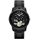 FOSSIL Twist 雙機芯都會時尚腕錶-IP黑/44mm product thumbnail 1