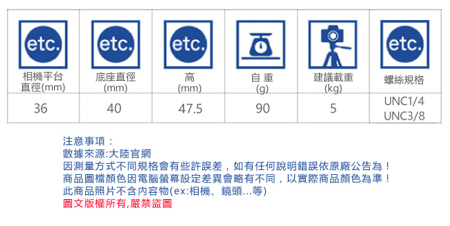 Velbon Angle Adapter 4 V4雲台轉接器-公司貨