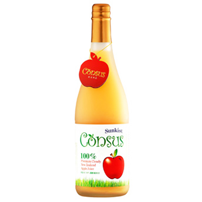 Consus康瑟司100%纖醇蘋果汁-750ml