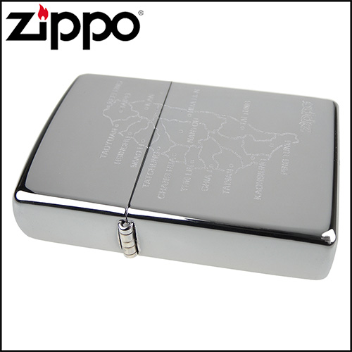 【ZIPPO】美系~TAIWAN MAP-台灣地圖雷射雕刻打火機