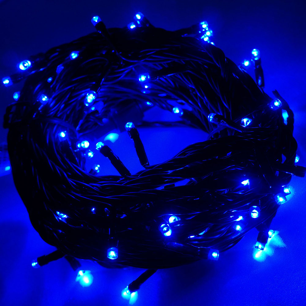LED燈串-100燈樹燈串 (藍光)(附控制器)(高亮度又省電)