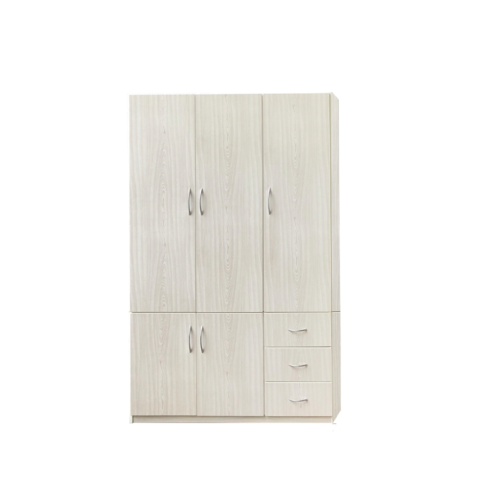 品家居 瑪丹4.2尺環保塑鋼五門衣櫃(四色)-125x62.5x198cm-免組
