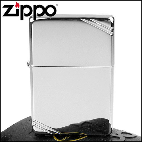 【ZIPPO】美系~Vintage-1937復刻版打火機-鍍鉻銀鏡面款