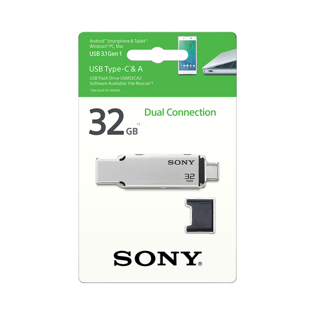 SONY 32GB Type-C雙接頭快閃隨身碟