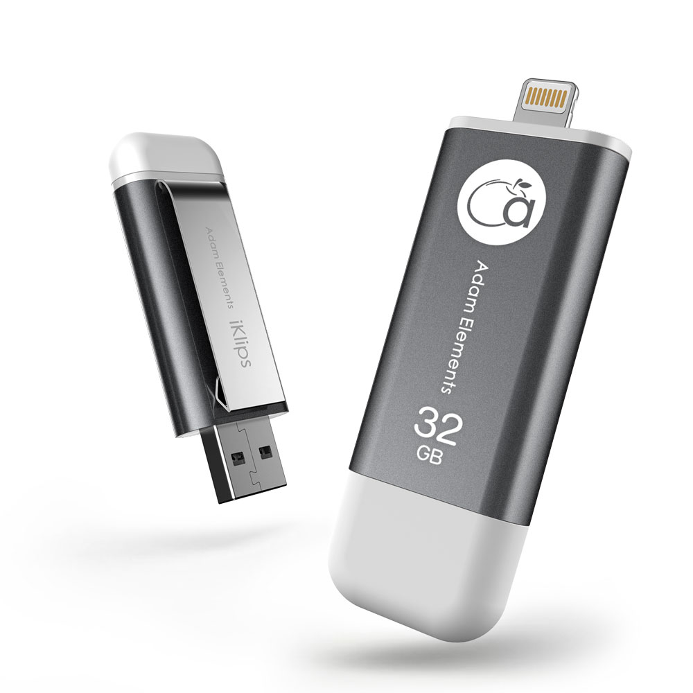 亞果元素 iKlips iOS系統專用USB 3.0極速多媒體行動碟 32GB product image 1