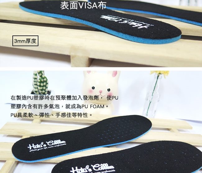 糊塗鞋匠 優質鞋材 C66 台灣製造 4mm PU FOAM鞋墊 (4雙/組)