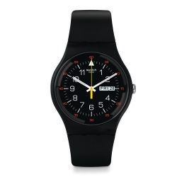 Swatch 原創系列酷黑時尚手錶