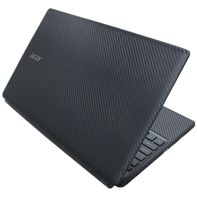 ACER Aspire E1-572 E1-572G系列專用 Carbon黑色立體紋機貼