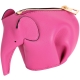 LOEWE Animales Elephant 立體大象造型拉鍊零錢包(桃粉色) product thumbnail 1