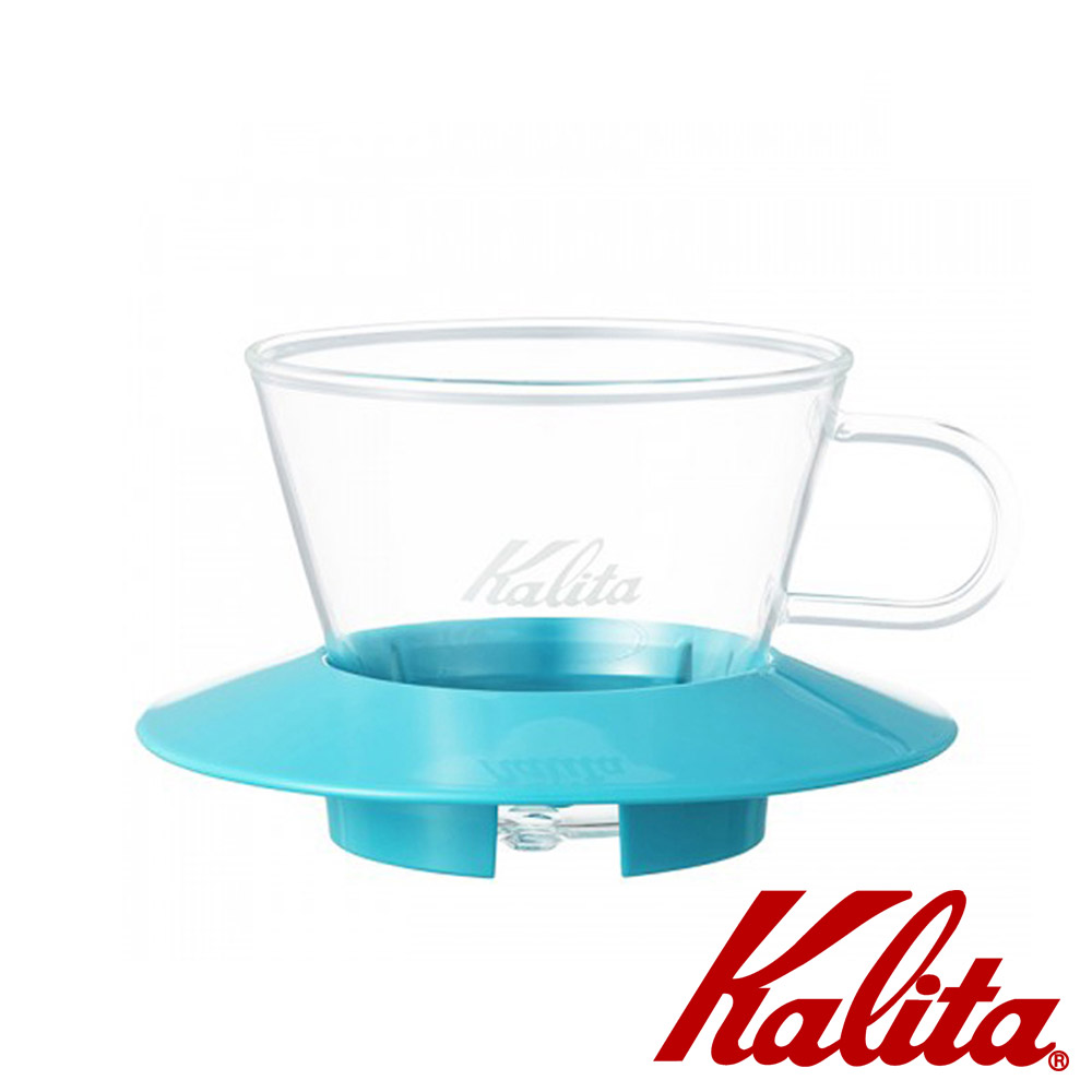 KALITA 155系列蛋糕型玻璃濾杯(薄荷綠)