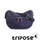 tripose 迷彩系列多格層拉鍊肩背斜背包 藍紫 product thumbnail 1