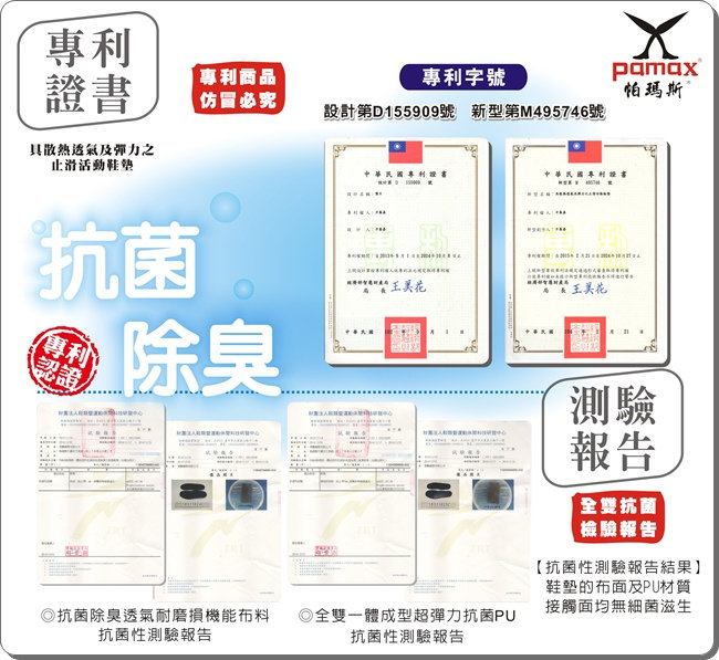 PAMAX 帕瑪斯-頂級超彈力雙氣墊安全鞋-PA3511H