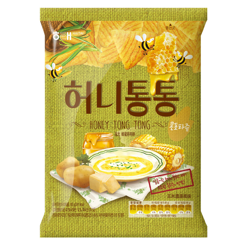 海太 蜂蜜咚咚餅-玉米濃湯風味(65g)