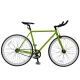 BIKEONE V2_EVO Fixed Gear單速車 英式時尚不敗經典款-綠色系 product thumbnail 1