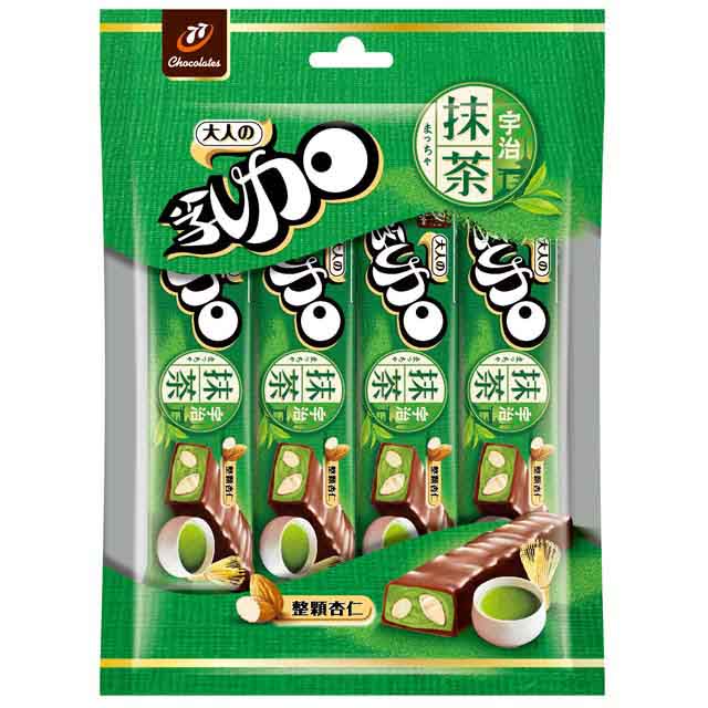 77乳加巧克力-宇治抹茶(4入組)