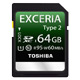快TOSHIBA 64G EXCERIA TYPE2 SDXC讀95寫60綠卡-原廠零售包 product thumbnail 1