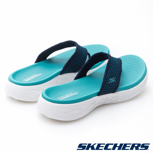 SKECHERS(女)時尚休閒系列ON THE GO 600拖鞋-15300NVTQ