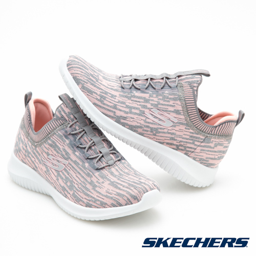 SKECHERS (女) 運動系列 ULTRA FLEX - 12831GYCL