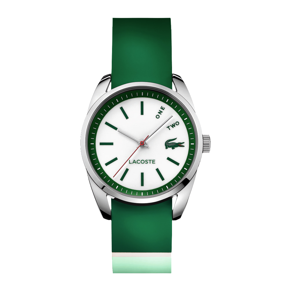 Lacoste Borneo 創意翻轉玩色腕錶-綠/36mm