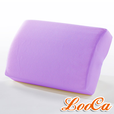 LooCa 吸濕排汗釋壓午安枕(紫)