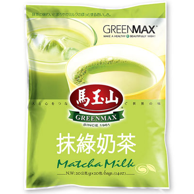 《馬玉山》抹綠奶茶(20小包/袋)