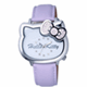 HELLO KITTY 凱蒂貓愛戀經典造型手錶-紫x銀/35mm product thumbnail 1