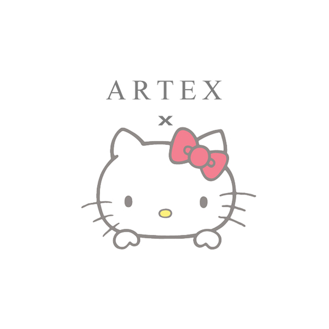 KITTY ARTEX 水鑽筆+皮質筆記本禮盒組 粉紅點點