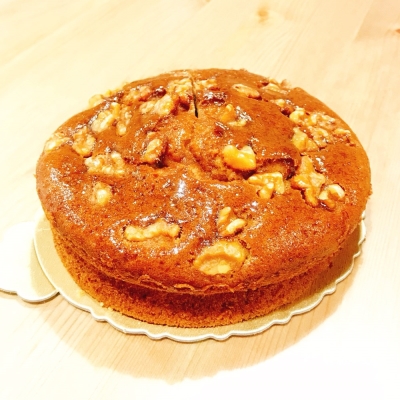 預購-樂活e棧-生日快樂蛋糕-香蕉核桃蛋糕(6吋/顆,共1顆)