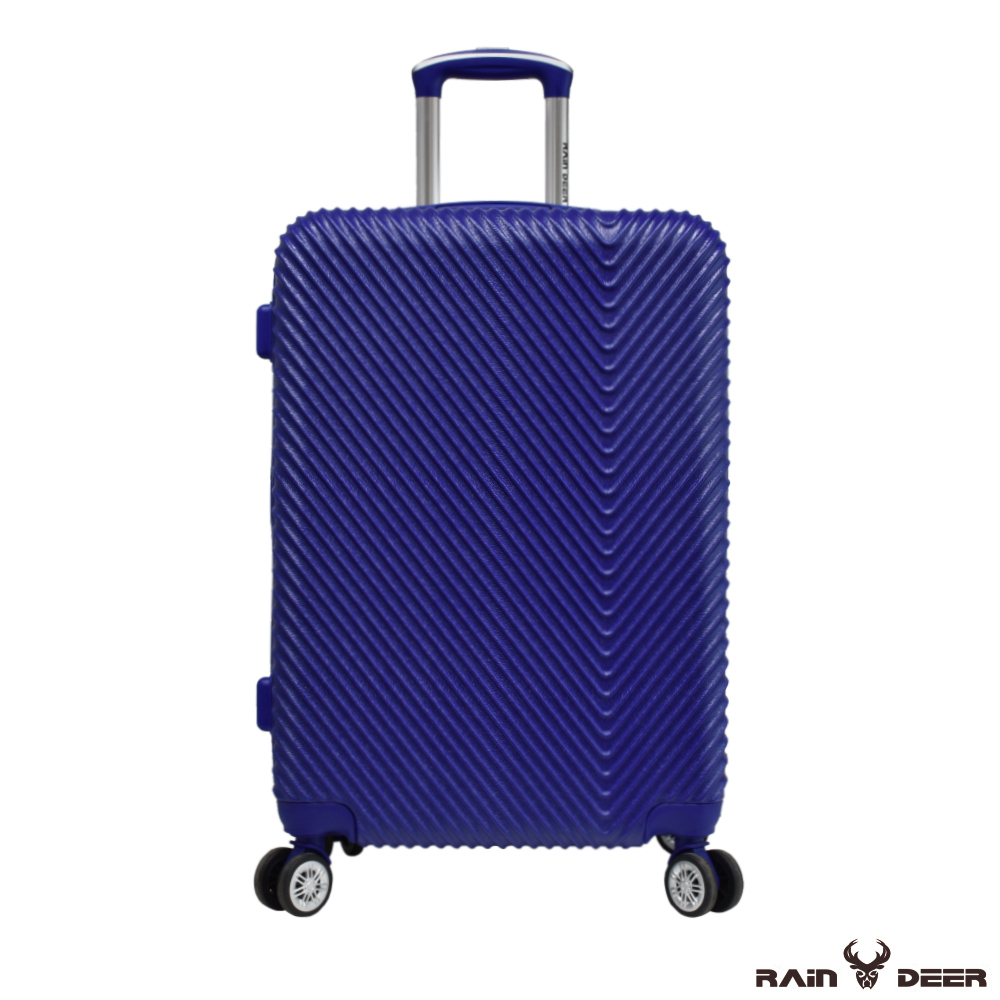 RAIN DEER 未來之翼28吋ABS防刮電子紋行李箱-紳士藍