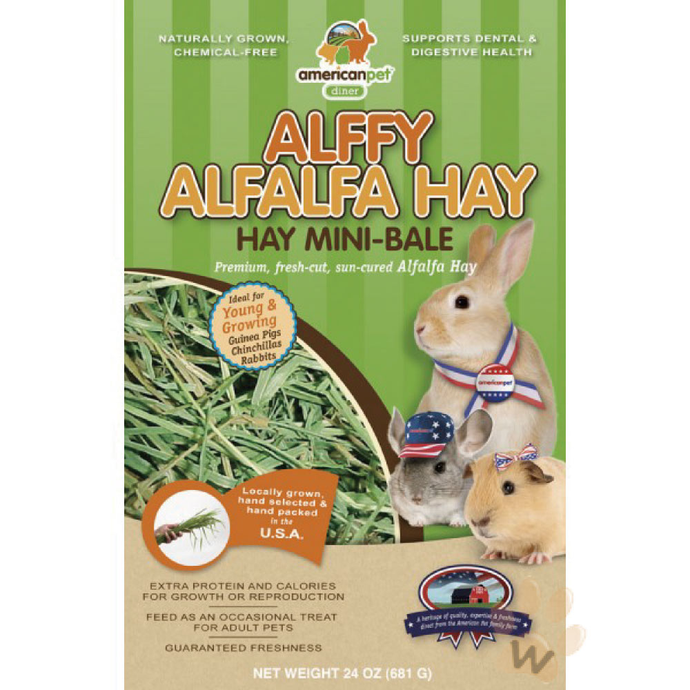 美國APD《Alffy Alfalfa Hay 苜蓿牧草》24oz 1入