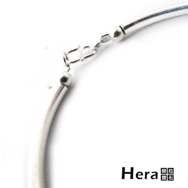Hera 925純銀手作天然海藍寶圓珠梅花手環/手鍊
