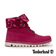 Timberland 女款桃紅色素面翻領高筒靴 product thumbnail 1