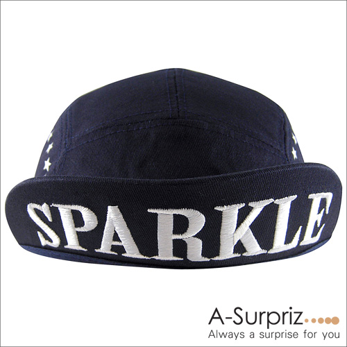 A-Surpriz 潮系嘻哈SPARKLE棒球帽(個性藍)