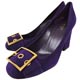 GUCCI 麂皮高跟鞋(紫色)【39.5號】 product thumbnail 1
