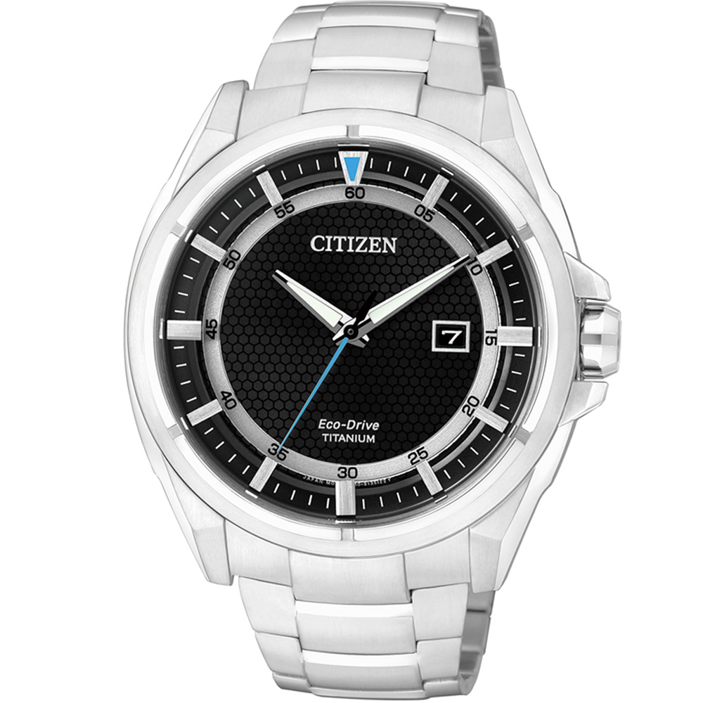 CITIZEN 科技領袖【鈦】時尚腕錶(AW1401-50E)-黑/42mm