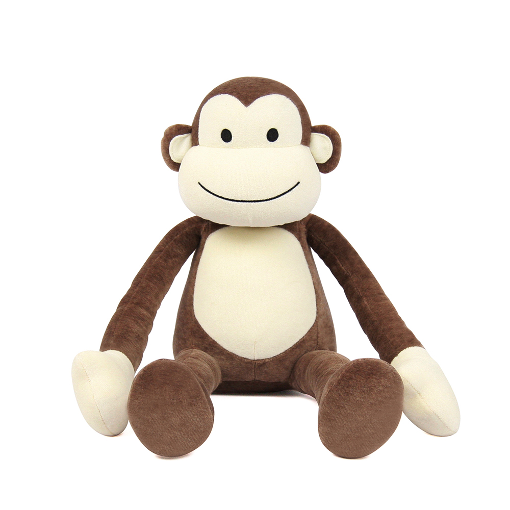 Yvonne Collection大猴子造型抱枕-棕