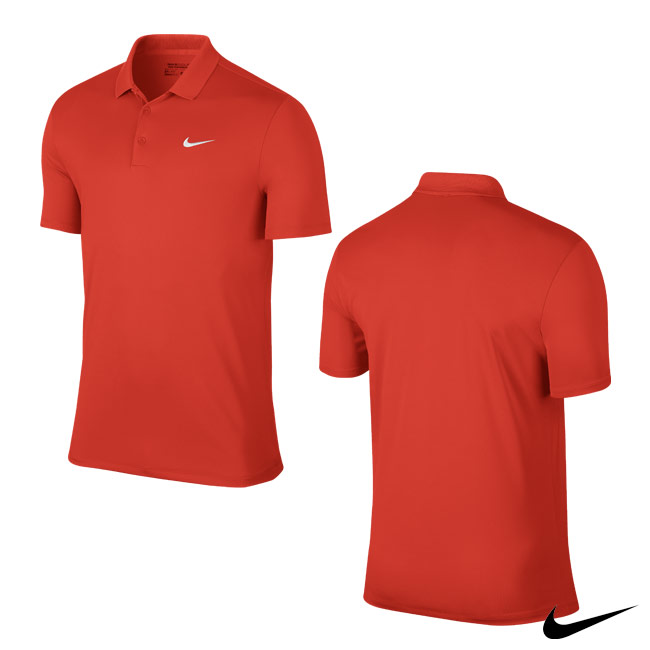 NIKE VICTORY SOLID LC POLO 衫 男-紅