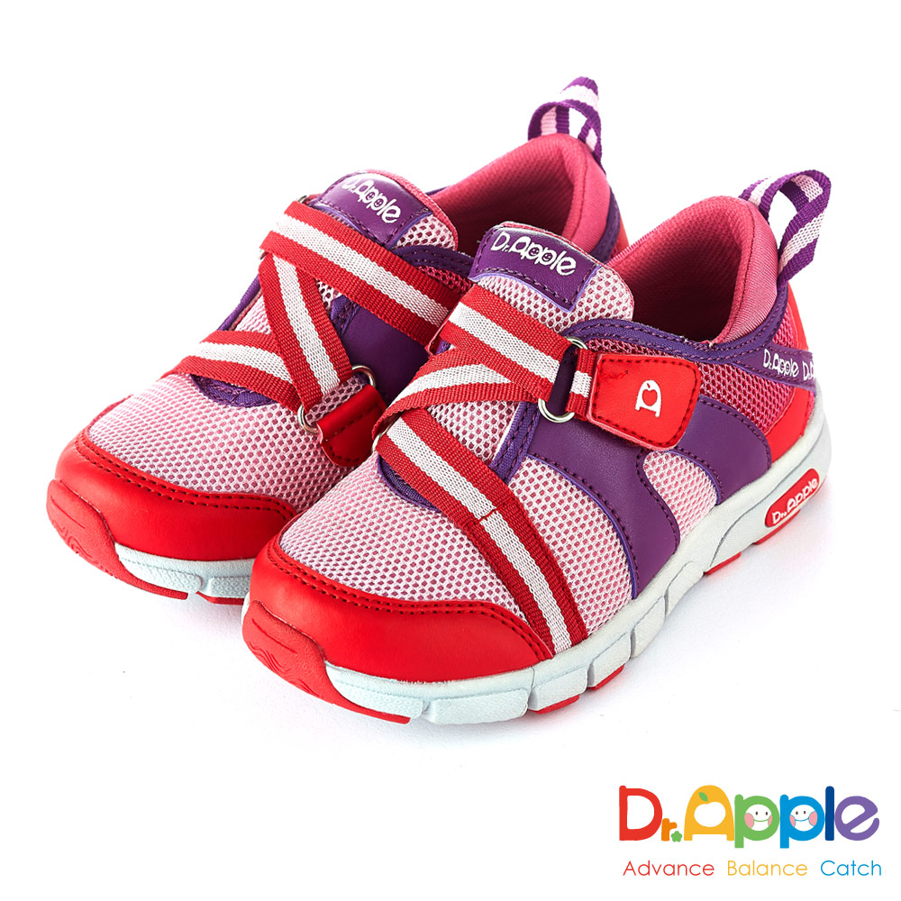 Dr. Apple 機能童鞋 個性輕量透氣休閒童鞋款  紅