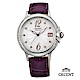 ORIENT 東方錶 ELEGANT系列 璀璨之星機械腕錶 皮帶款 紫色-38mm product thumbnail 1